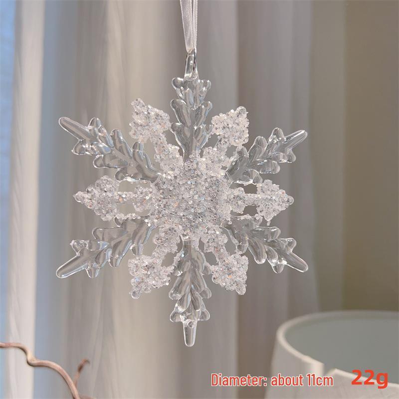 

Рождественские украшения в виде ледяных кристаллов, снежинок и звезд: Акриловые подвески-сосульки и с пайетками для елки и венков