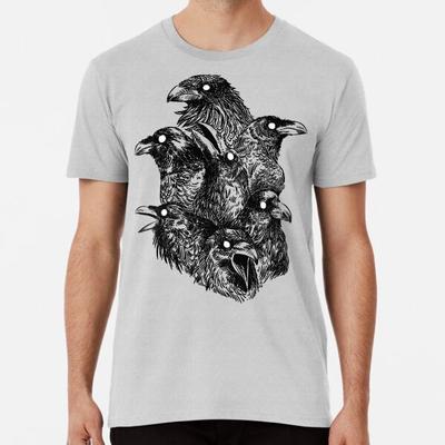 Rabenmuster 2 S bis 5XL Hergestellt in AU/USA T-Shirt