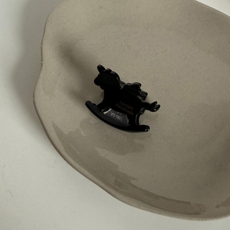 Винтажная заколка-коготь для волос с пони из ацетата, заколка для волос, зажим для волос, боковой зажим, зажим-акула, аксессуары для украшения волос A8