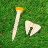 4 Pcs 33-55mm Adjustable-height Golf Tee Training Accessories