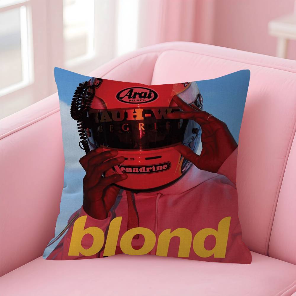Modern Racing Blond Frank Ocean Cars Rap Hypebeast Pillow Anime Pillow Sofa Bed Head Pillow Cover Cushion Cover 45x45 Cm Fashion
