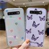 For Samsung Galaxy Note 10 Lite S10 S9 Plus S10e S9+ S10+ Flower Daisy Heart Leopard Phone Case Clear Transparent Couple Cover