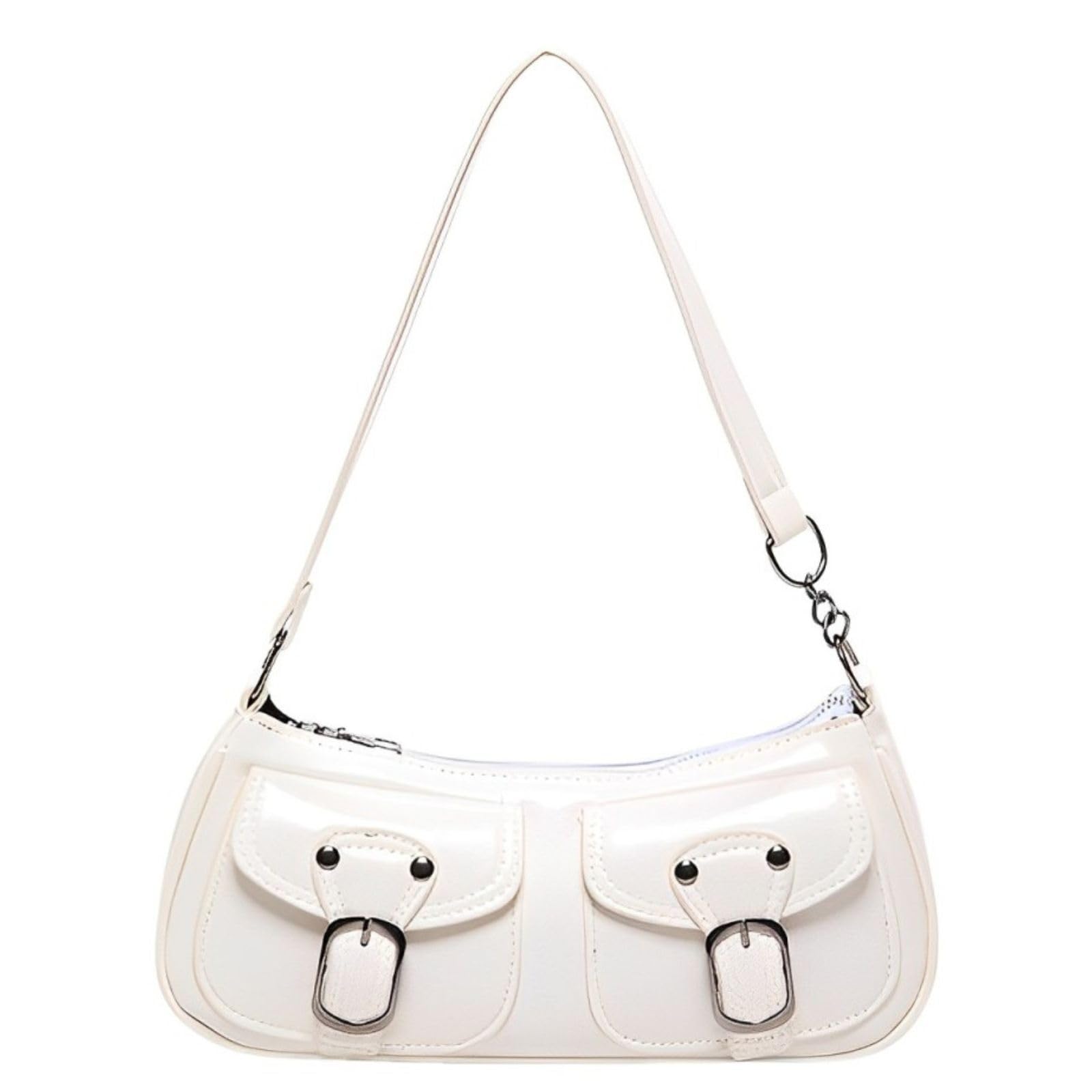 

Полумесяц Хобо Горизонтальная Наплечная Наплечная Круглая Наплечная Круглый Полумесяц Церемония Совершеннолетия [Харудзио] Сумка, Сумка, Сумка, Сумка, Женская Сумка, Сумка, Сумка, белый