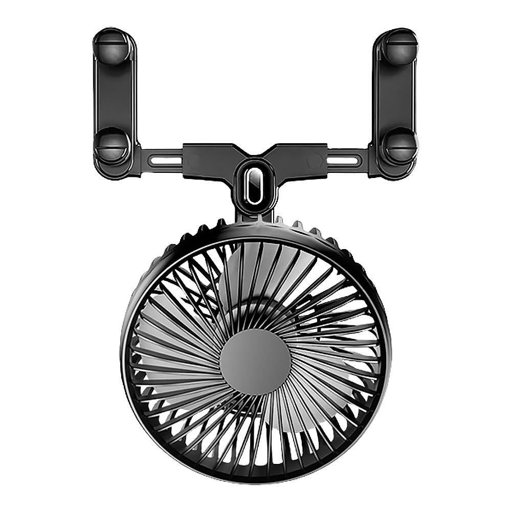 

USB Car Rearview Mirror Fan Low Noise 12/24V Auto Ventilation Fan Car Air Cooler