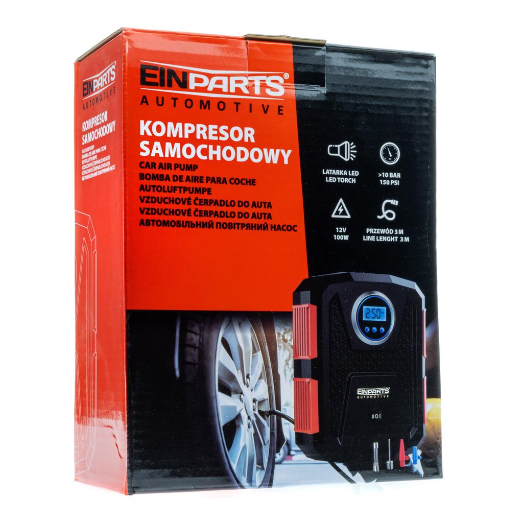 100W Car Air Compressor with LCD Display - 150 Psi, 35 /Min