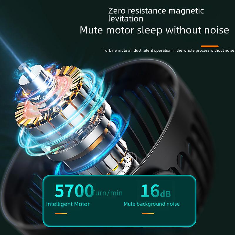 Portable USB Rechargeable Clip Fan - Quiet, Strong Wind, Ideal for Desktop & Outdoor Use