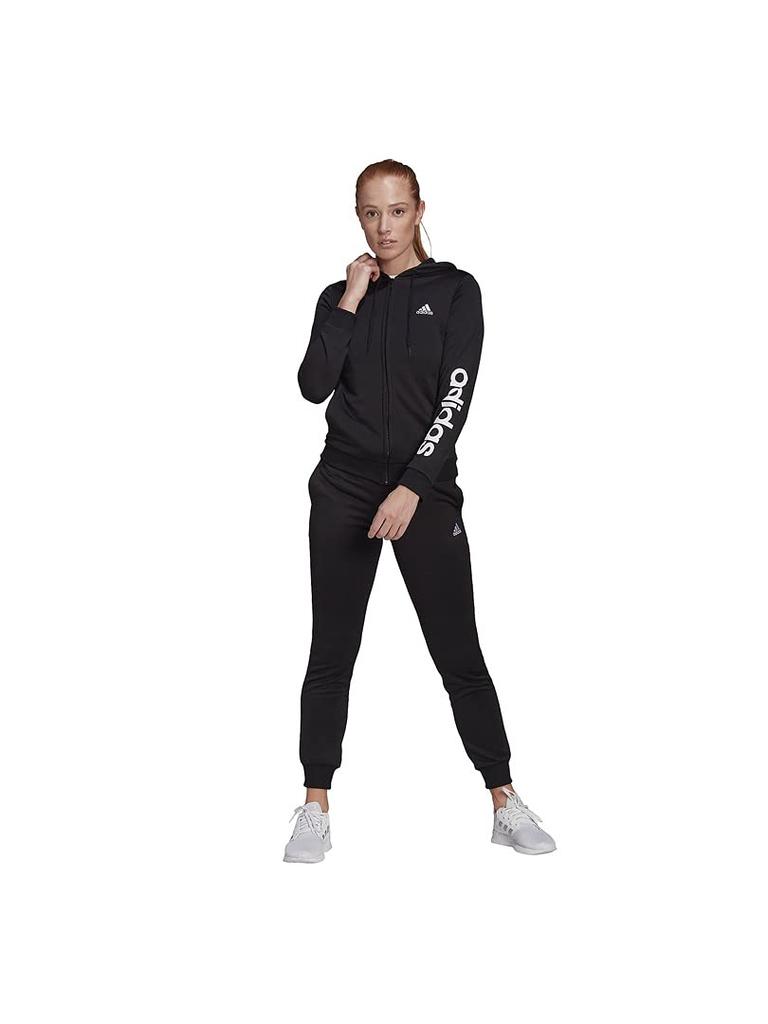 Adidas Essentials Logo French Terry Tracksuit Japanese Size Small Set, Women's, 28860, Black/White (GM5575),