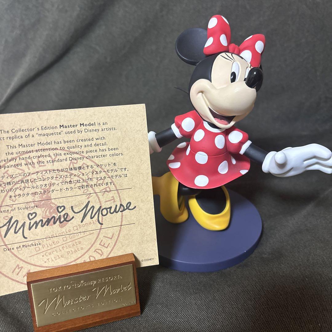 

[USED] Disney Master Model Minnie Mouse Rare Figure with Certificate