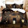 New Sci Fi Robot Anime Bedspread Single Twin Full Queen King Size Bed Cover For Adults Boys Bedroom Quilt Cover Pillowcase