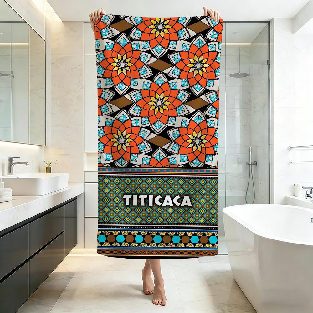Exotic B-Bohemian Ethnic PatternS Towel Five-Star Hotel Quality Eco-Friendly Ultra Soft Thick Towels & Beach Towels
