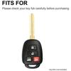 Schlüsselhülle Kompatibel mit Toyota 86, Camry, Yaris, Corolla, Highlander, RAV4