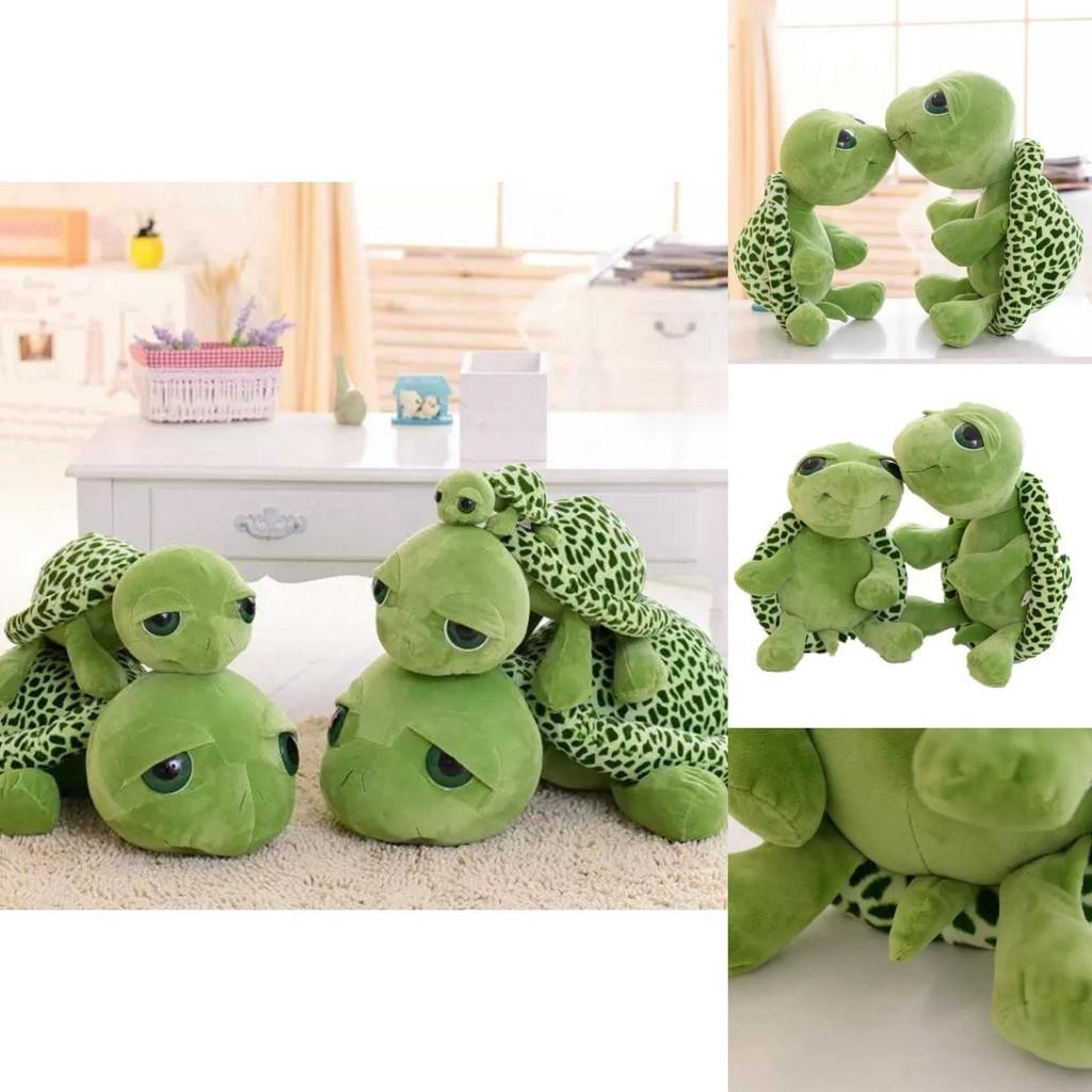 Green Big Eyes Turtle Plush Doll Ideal For Children And Turtle Lovers