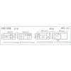 Iris Ohyama My Kit Tool Storage Tool Box Case Clear Black Versatile Case Storage Box Tool Box DIY Outdoor Camping Accessory Case 2 Tier Tray