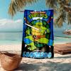 Ultra-Soft Beach Towel with TMNT Theme,Ideal for Pool - Camping, Diving - Perfect Travel Essential, Vibrant Beach Towel.