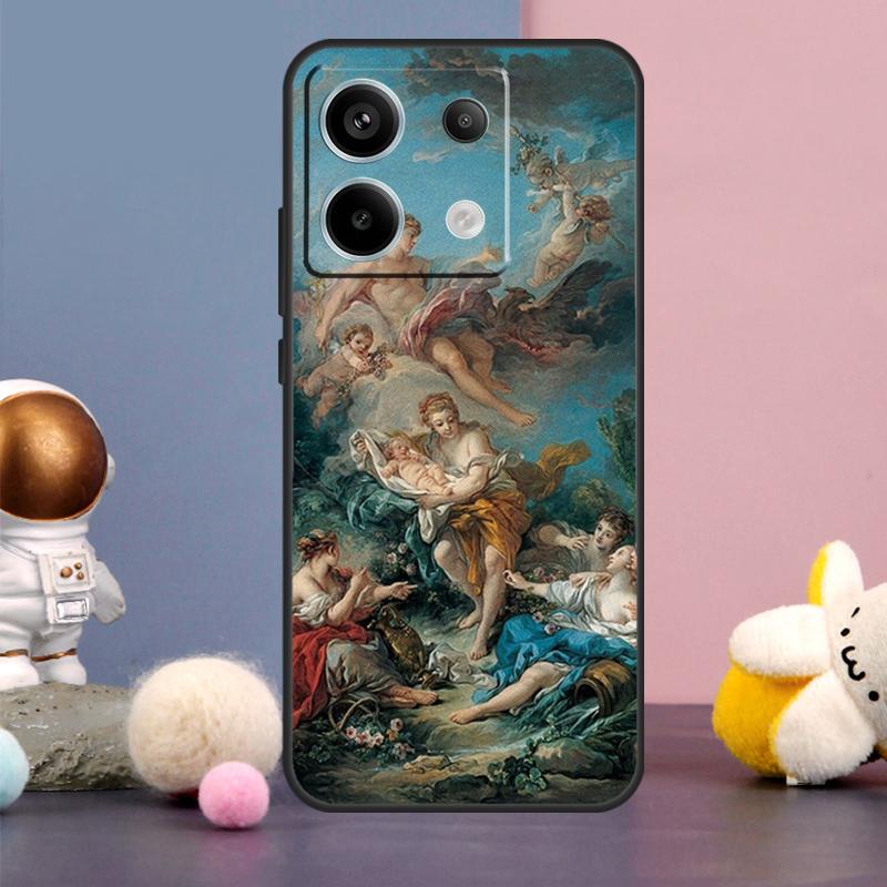 Renaissance Angels Case For Xiaomi Redmi Note 9 10 11 12 13 Pro Plus 12S 11S 10S 9S Remdi 12 13 C 9C 10C Cover