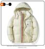 M Family Korean-Style Winter Down Jacket, Unisex, Classic Loose Fit, Plus Size, Thickened for Couples.