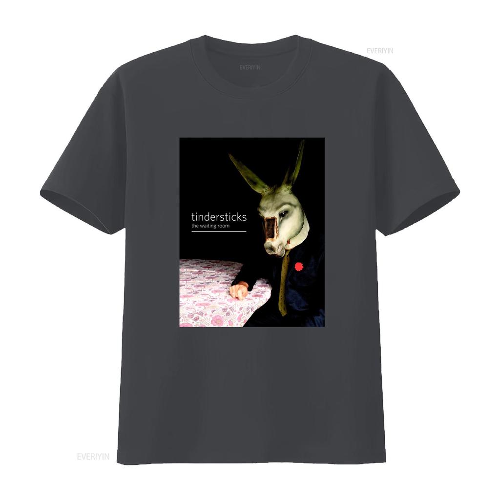 Tindersticks The Waiting Room Einzigartiges Eselmasken-Print-T-Shirt Für Lässige Mode Vintage Leicht Bequem Weich