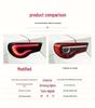 LED Taillight Assembly with Flowing Turn Signal for Toyota GT86/ Subaru BRZ