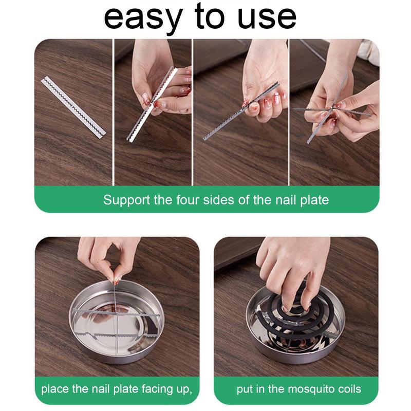 

Incense Burner Holder Fireproof Burner Stand With Lid Fly-Repelling Coils Holder For Meditation Yoga Camping Hiking Home Garden CN
