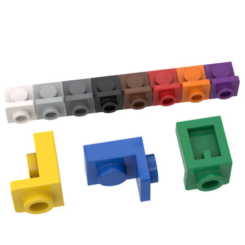 10PCS 36840 1x1 Side Bump Plate 2 Holes On the opposite side Block Moc Works With featuring Brick DO IT YOURSELF Kits