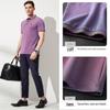 Shanshan Men's Silk Blend Polo T-Shirt