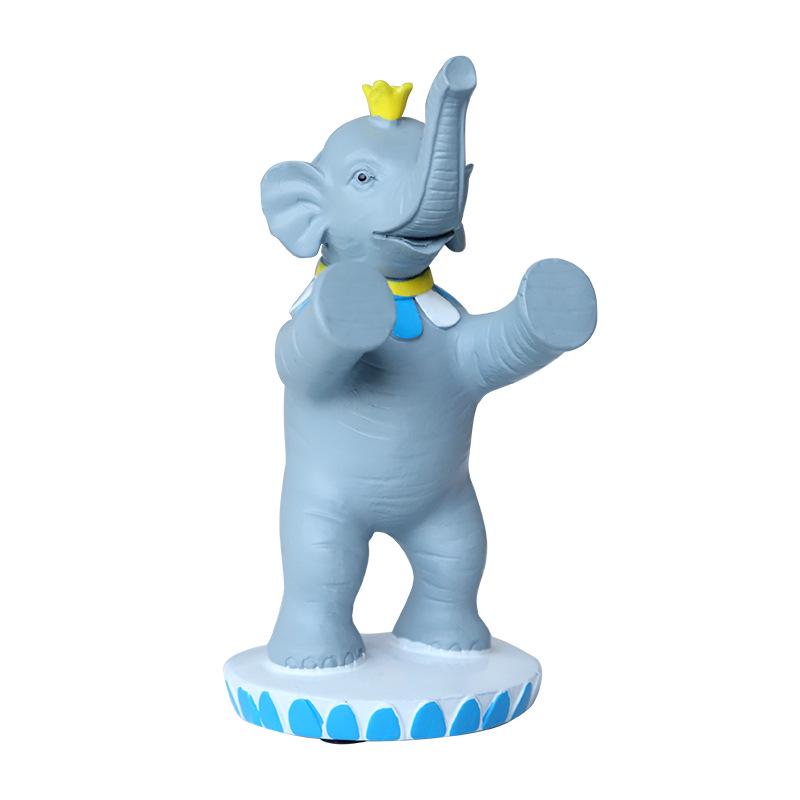 Elephant Eyeglass Holder Resin Stand - Children's Desktop Ornament & Gift