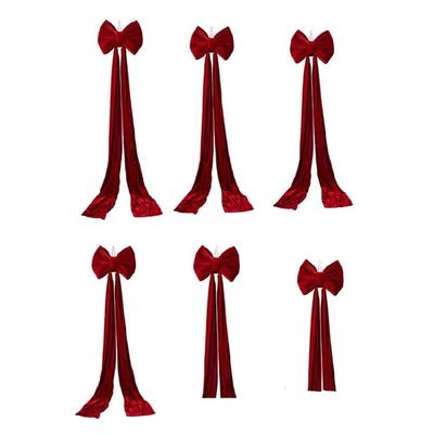 Large Bows Christmas Ornament Big Decorative Bows Decorations for Christmas Tree Holiday Wedding Party Decoration
