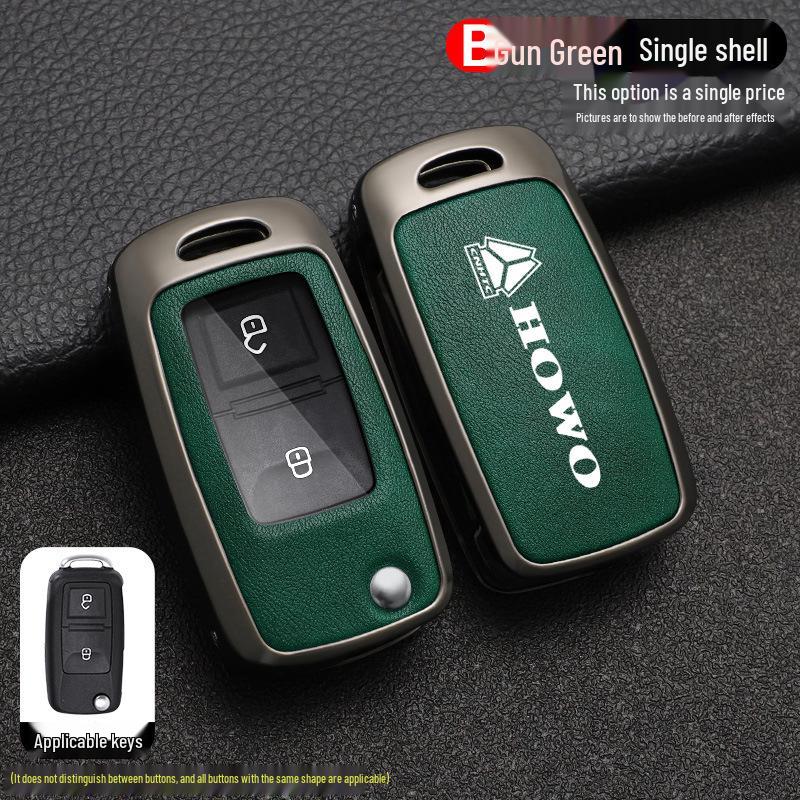 

Чехол для ключей Sinotruk Howo Max, TH7 и Warrior для легких и тяжелых грузовиков - Мужская сумка-ракушка с пряжкой Set