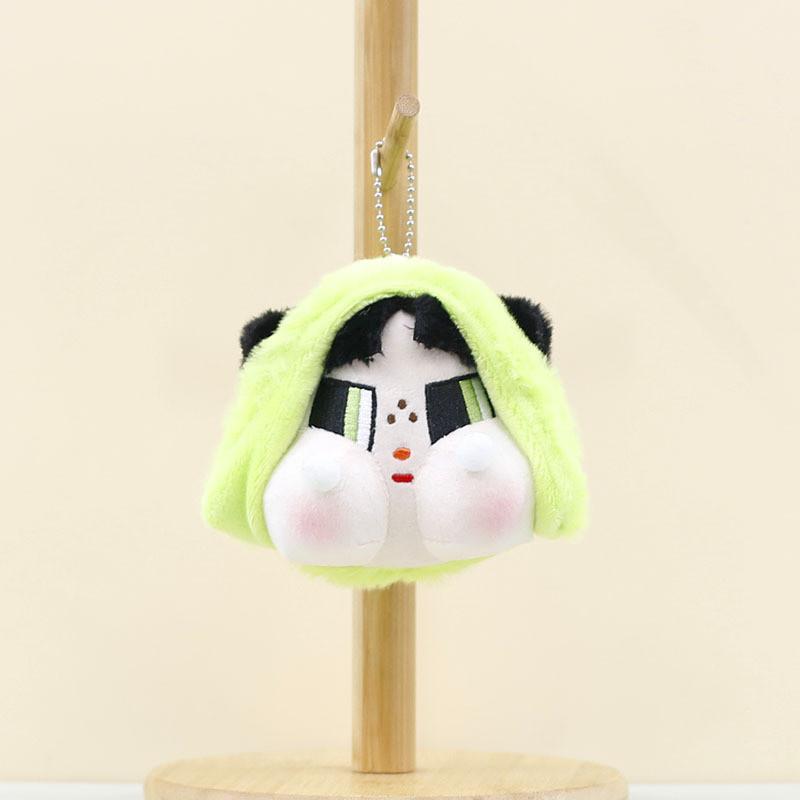 Adorable Cute Plush Keychain Doll With Chubby Cheeks In Multiple Colors 10-15cm