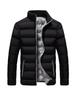 Giacca Sportiva da Uomo Ispessita Autunno/Inverno con Collo Alto Imbottita in Cotone - Cappotto Caldo Casual da Esterno
