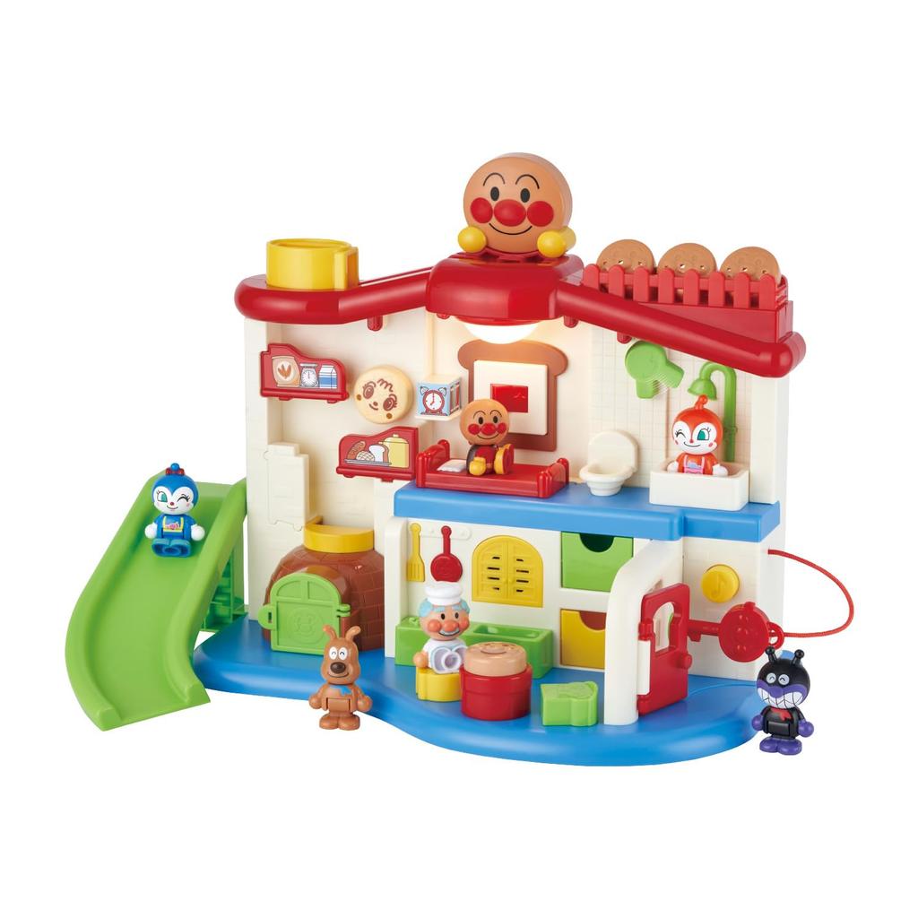 [BANDAI] Various Sounds Lights Flash! Anpanman First House DX Recommended Age 2 Years and Up