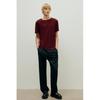 H M sliM FiT T sHirT Burgundy