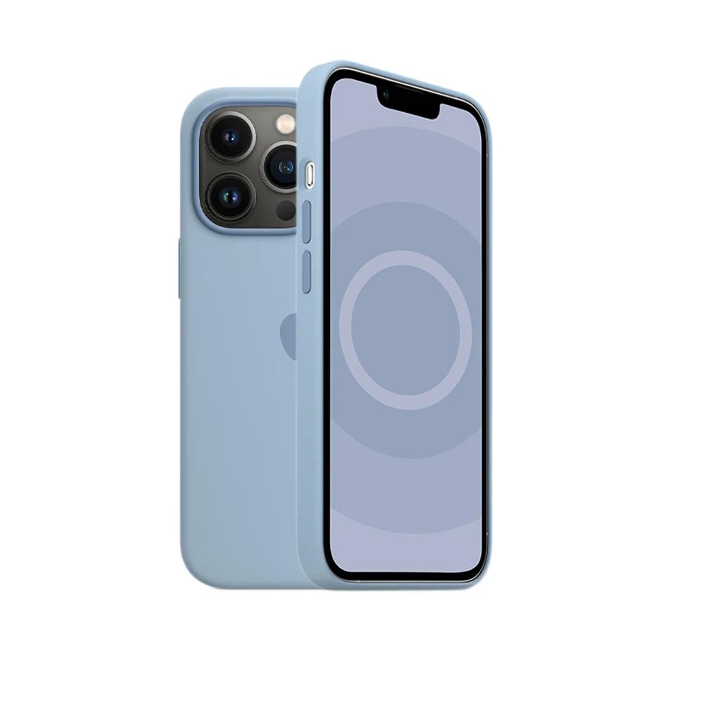 Apple Animation Magsafe Liquid Silicone Magnetic Case For iPhone 13 Pro Max pro Case Wireless Charging Drop Protect Cover