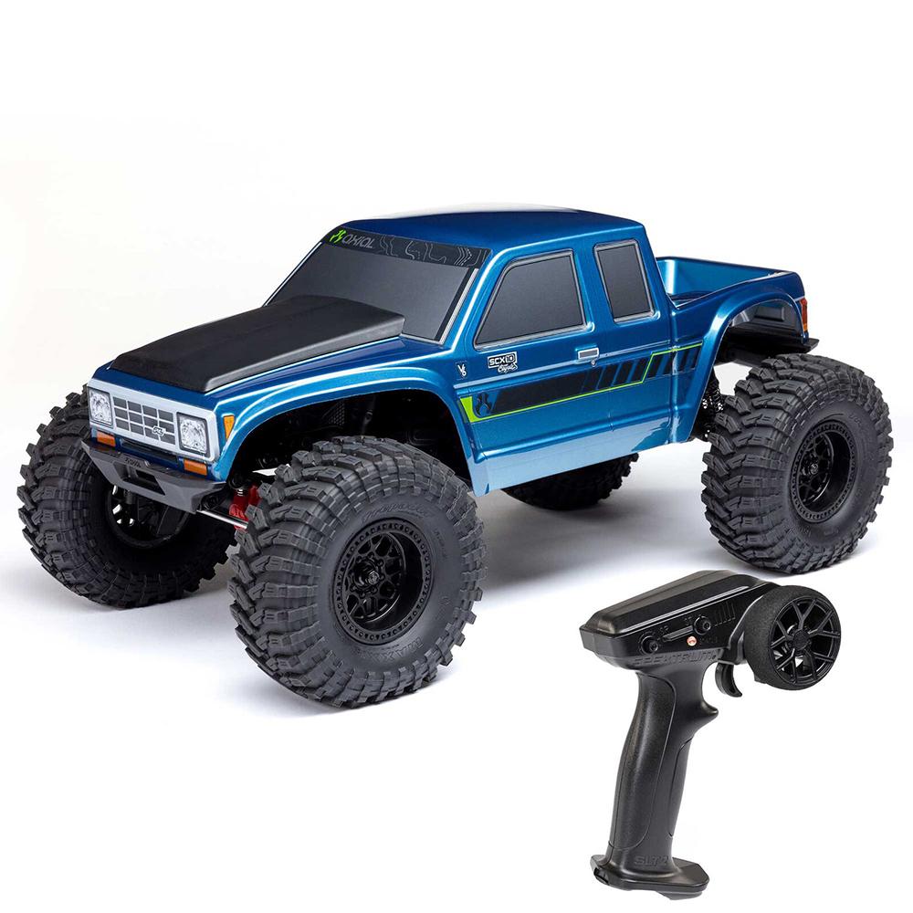 

AXIAL SCX10 III Coyote 4WD Зі щітковим двигуном RC Рок-кравлер 1/10 Електрична модель на радіокеруванні Автомобілі RTR Іграшки для дорослих та дітей синій