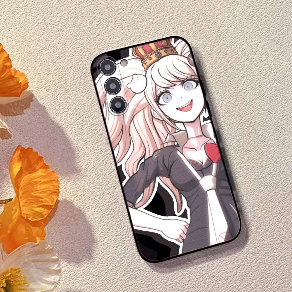 D-Danganronpa Game Junko Enoshima Phone Case For Samsung Galaxy A73,A72,A71,A70,A53,A52,A51,Others Soft Black Cover