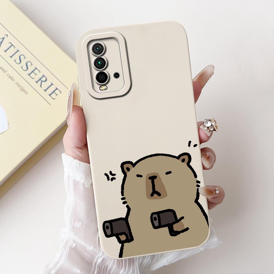 Shockproof Cover For Xiaomi Redmi 9T Case Redmi 9 Power Funda Cute Panda Rabbit Soft Phone Cases For Redmi9T Redmi9 Power Bumper