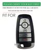 Silicone Car Remote Key Case For Ford Fusion Mustang F-150 F-250 F-350 F-450 F-550 Bronco 2018 - 2024 Cover Keyless Fob Shell