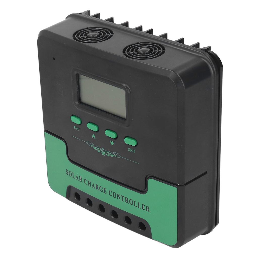 MPPT Solar Charge Controller 12V 24V Automatic Identification LCD Panel Regulator Intelligent Lighting Battery Charging