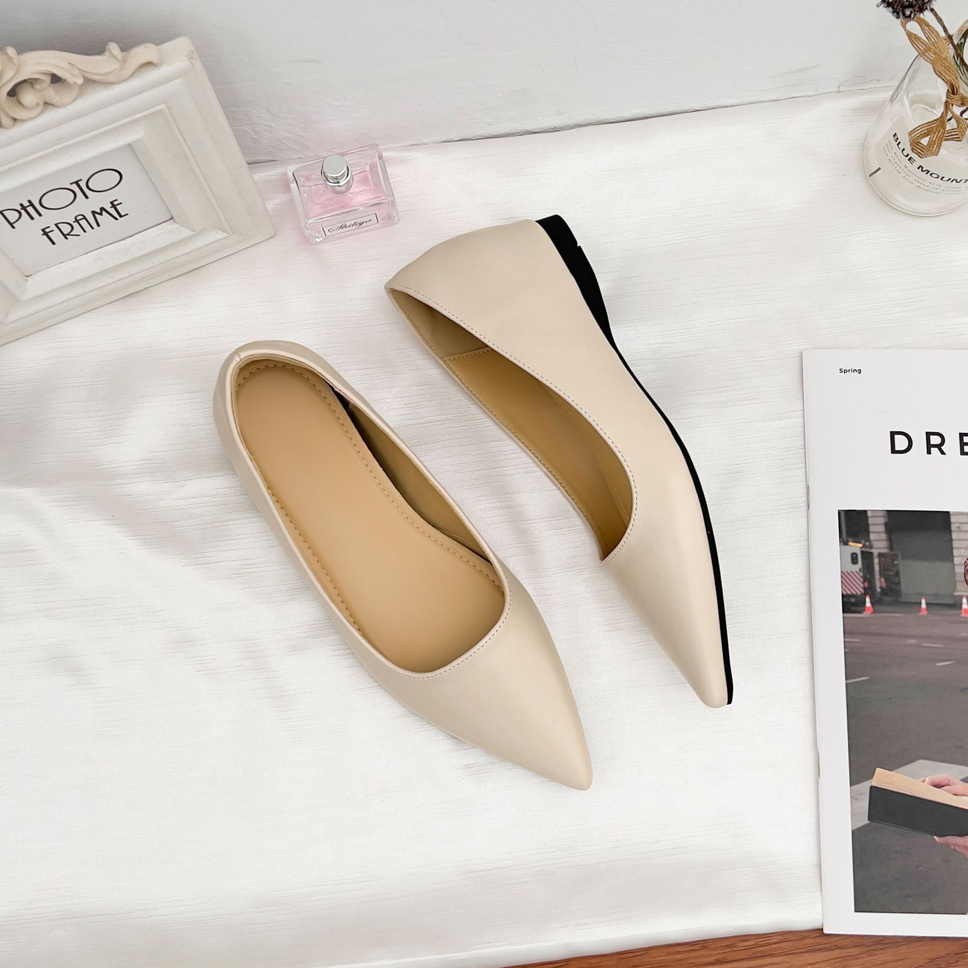 

Профессиональные туфли-лодочки женские 2025 новые универсальные женские туфли на скрытой платформе летние дышащие и удобные на мягкой подошве casua 39 абрикосовый