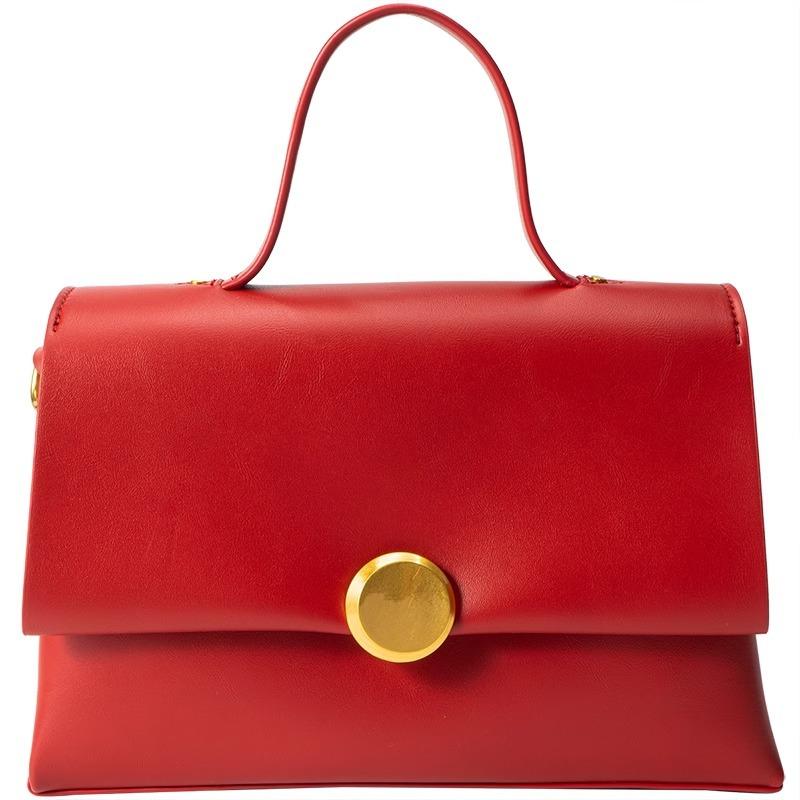Red Bride's Wedding Bag, Large-capacity Wedding Bag, Single-shoulder Crossbody Light Luxury Handbag