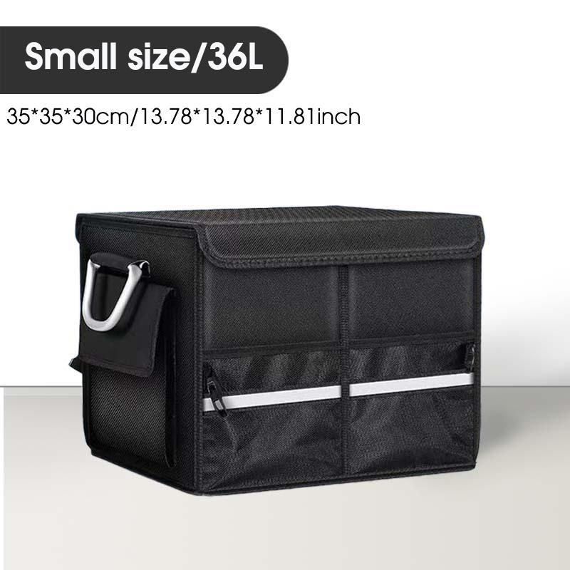 Portable Foldable Trunk Storage Box Waterproof Oxford Cloth Large Capacity Car Organizer for Camping Fishing Universal