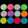 2g Mirror Effect Luminous Nail Powder Fluorescent Glitters Manicure Pigment