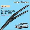 For Toyota Corolla Fielder E160 2013 - 2019 Hybrid Wagon 2018 2017 2016 2015 2014 Car Front Wiper Blades Windshield Windscreen