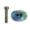 Mountain Bike Dazzle Color Fork Bowl Set Cover Headset Handlebar Cover Cover With Screws