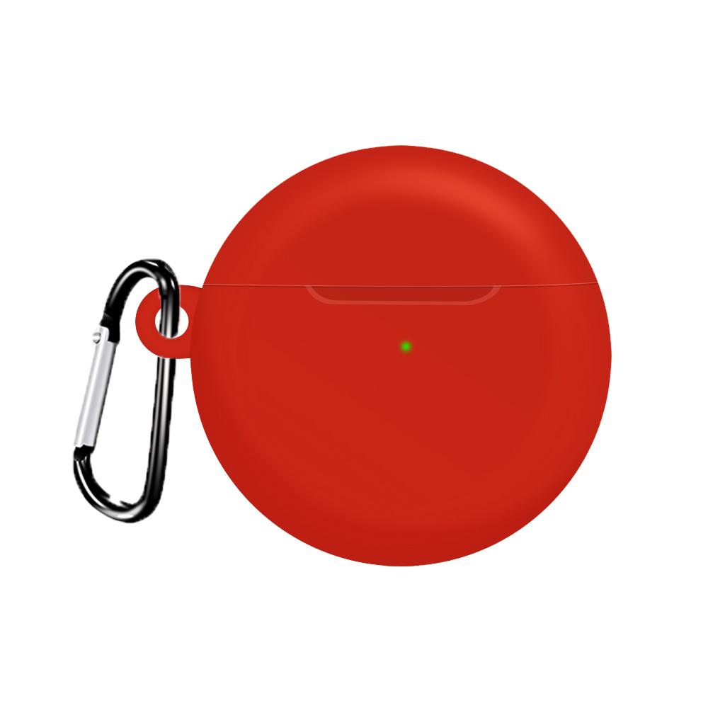 Luxury with Keychain Flexible Earphones Pouch Protective Cover Soft Silicone Case Shockproof Sleeve