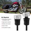 Motorcycle Engine Oil Dipstick Tank Cap Cover Fit for XL 883 1200 48 2004 2016Electroplate Silver