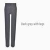 High-Waisted Tummy-Control Butt-Lifting Grey Cotton Tights - Women's Plus Velvet Thick Warmth Pantyhose for Autumn/Winter