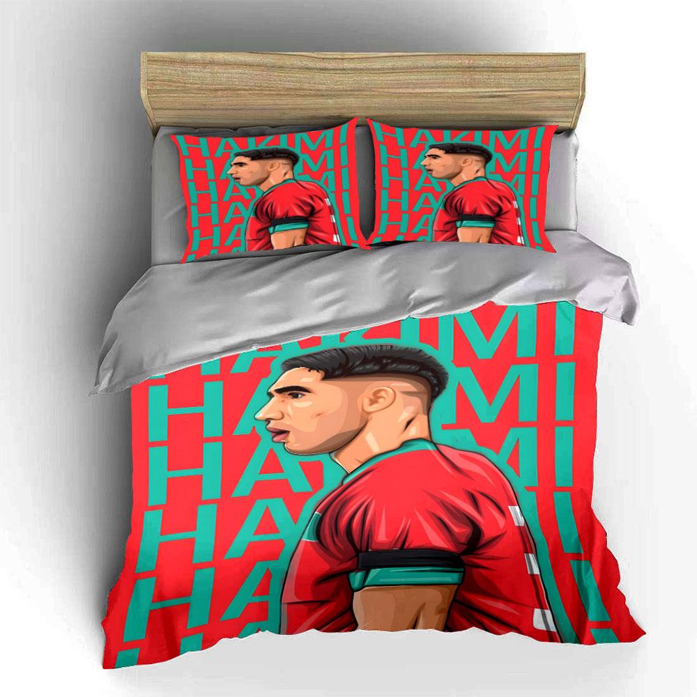 Football Player Graphic Design. Bedding Sets Duvet Cover Sets Duvet Covers Pillowcases(1 * Duvet Cover 2 * Pillowcases, Without Duvet Insert)