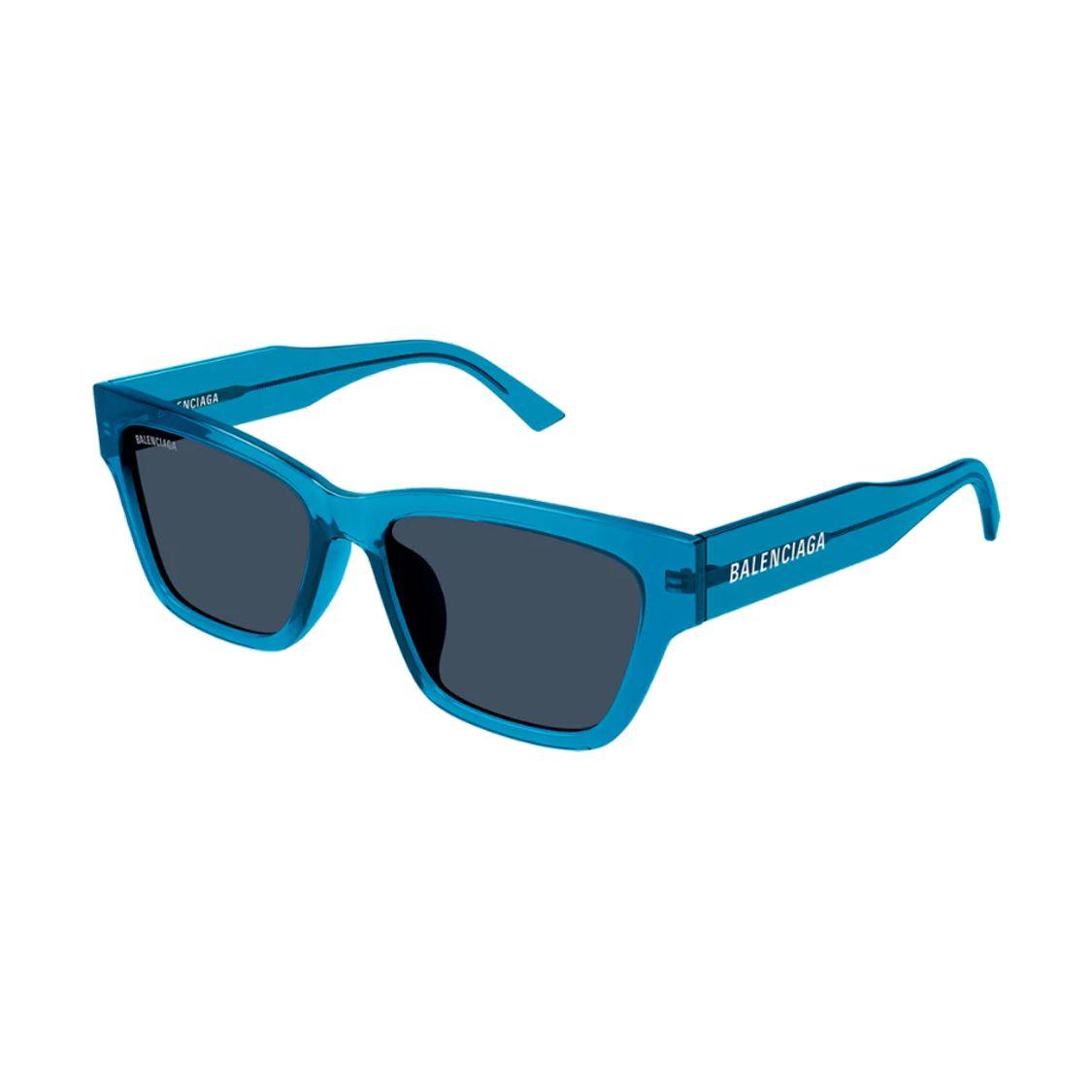 Balenciaga Solid Lens - Irregular Shape Sunglasses Women sunglasses Blue BB0307SA004 56,Blue