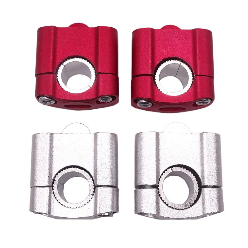 1 Pair Motorcycle Clamp Riser Handle Bar Mount Tripod Adapter For 22MM-25MM Universal Pit Dirt Frame Fittings Bike Moto Aluminum
